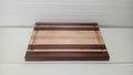 Maple and Walnut Edge-Grain Cutting Board